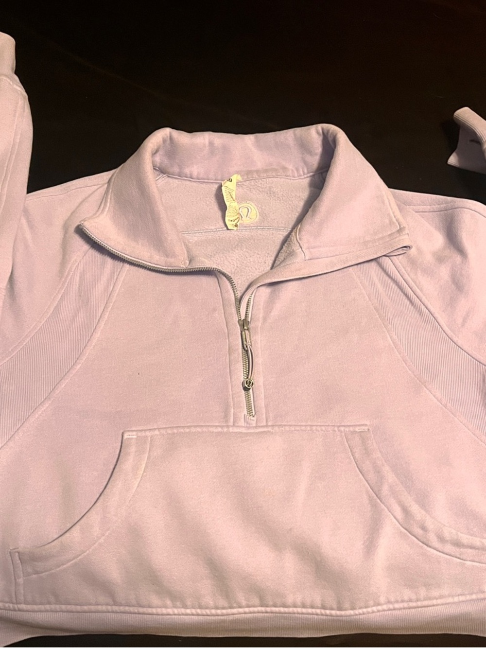 lululemon athletica Light Lavender Half-Zip Pullover